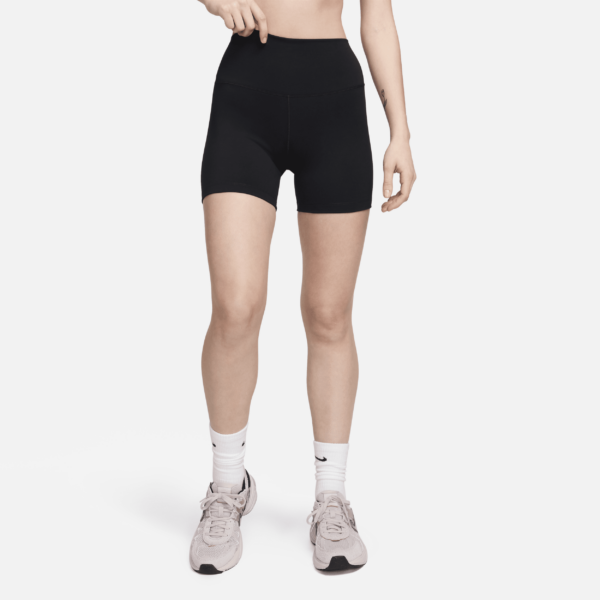 Nike One-cykelshorts med h⌀j talje til kvinder (13 cm) - sort