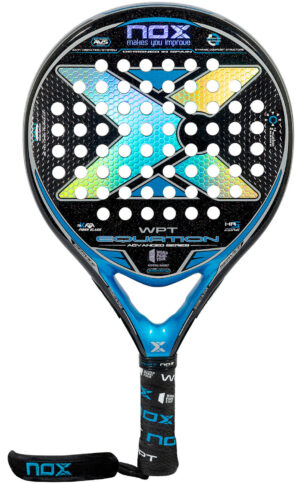 Nox Equation World Padel Tour Edition Padel Bat Unisex Onesize Blå