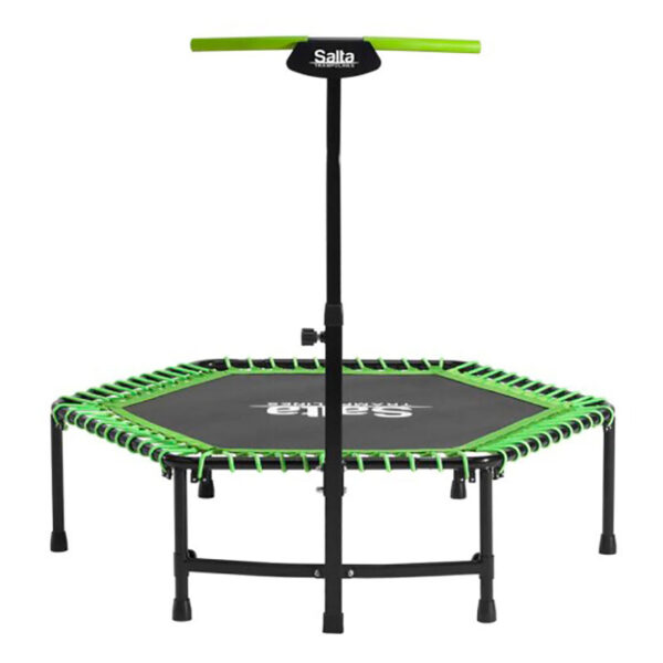 Salta Fitness Trampolin m/Håndtag - 110kg (Ø128cm) Grøn