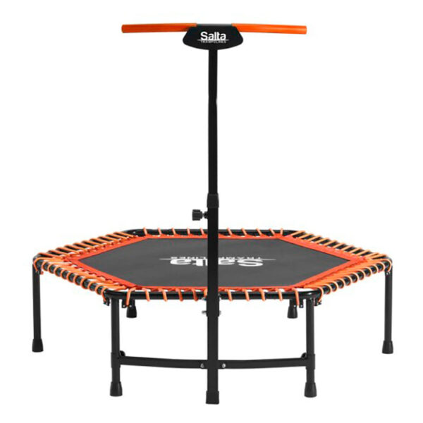 Salta Fitness Trampolin m/Håndtag - 110kg (Ø128cm) Orange