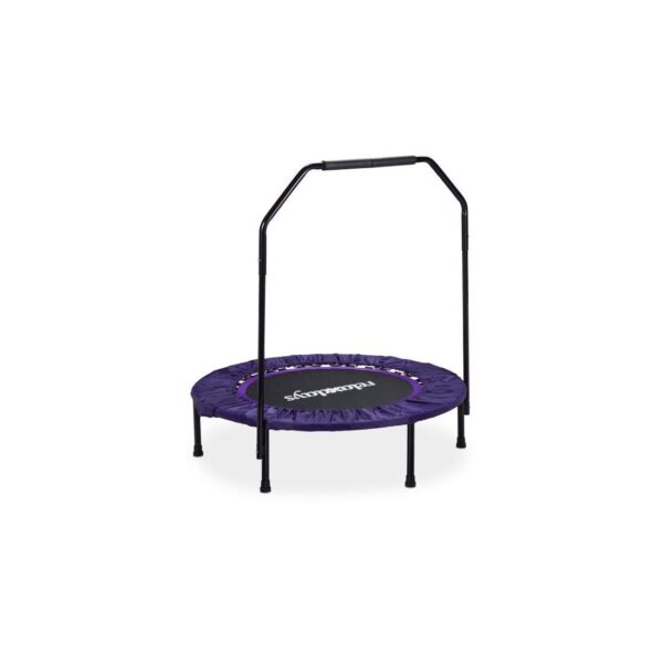 Sammenfoldelig trampolin med håndtag