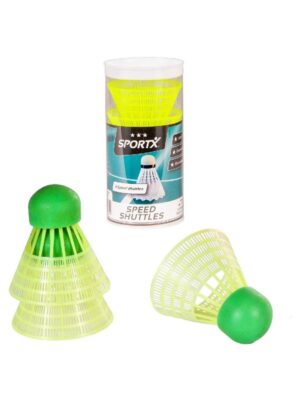 SportX - Speed Badminton Shuttles in Tube 3 pcs.
