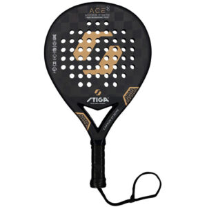 Stiga ACE Padel Bat (Rund) Sort/Beige