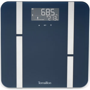 Terraillon X-LINE FIT BMI Badevægt - 30x30cm, Max 180kg - USB-C