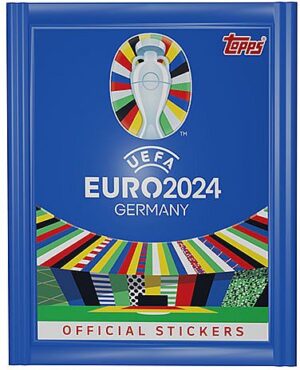 Topps Fodbold-Stickers/KlistermÃ¦rker: Euro 2024 - Booster Pack