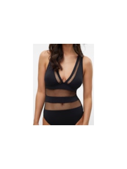 Vero Moda elaine badedragt i sort til kvinder Sort S