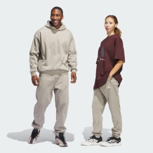 adidas Basketball Fleece k⌀nsneutrale joggingbukser