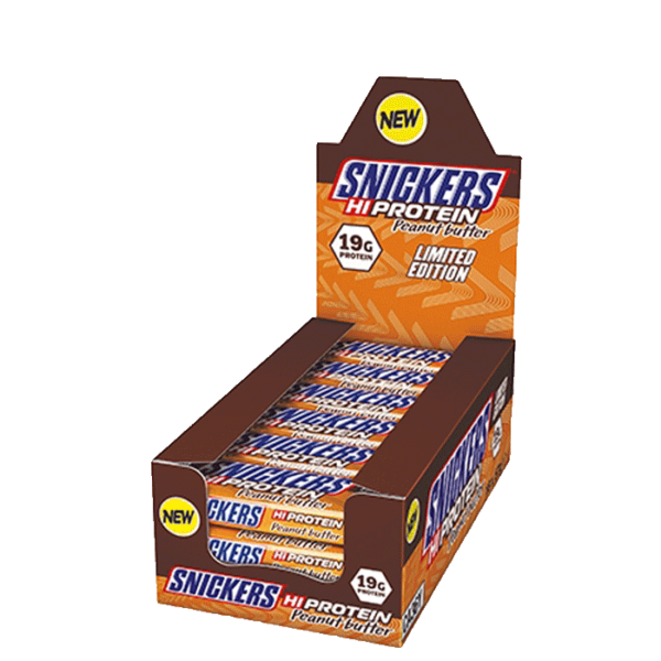 12 x Snickers Proteinbar 57 g Jordnøddesmør