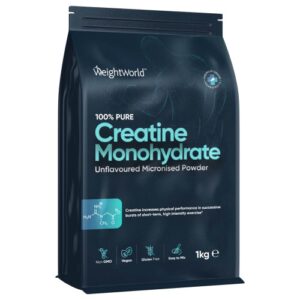 Kreatin Monohydrat Pulver 1 kg - kreatinpulver uden smag til muskelopbygning