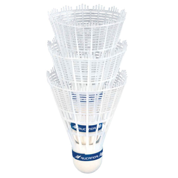 Rucanor Seagull Fjerbolde (Syntetisk) 3pk - Hvid