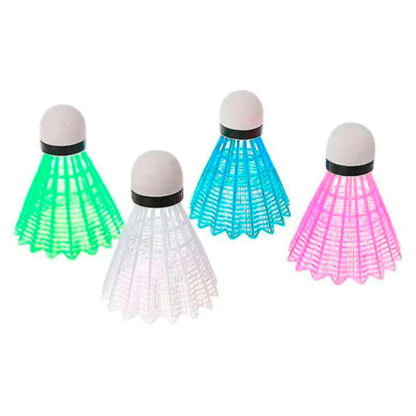 Rucanor Shuttle LED Fjerbolde (4pk) Rød/Gul/Grøn/Blå