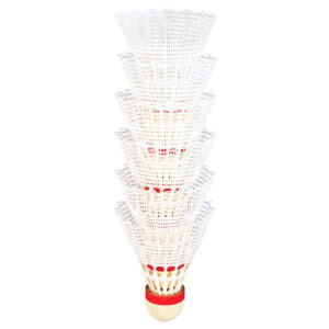 Rucanor Tournament Fjerbolde (Nylon) 6pk - Rød