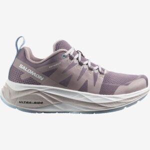 Salomon Glide Max Str. 36 - Stødabsorberende Løbesko til Dame - Hvid/Lilla til Daglig Træning