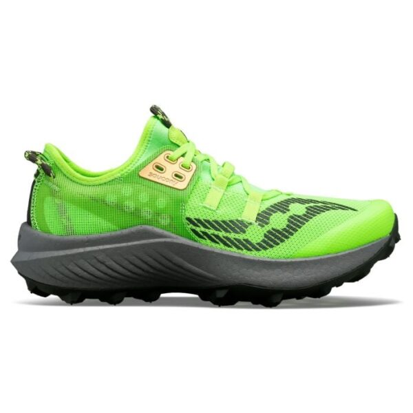Saucony Endorphin Rift Str. 40 - Hurtig Grøn Herre Trailsko til Skovløb