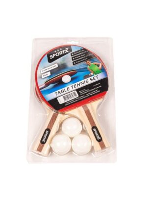 SportX Table tennis set incl. Balls in blister