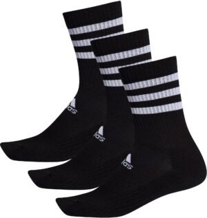 Adidas 3stripes Cushioned Tennissokker, 3 Par Unisex 4648 Sort