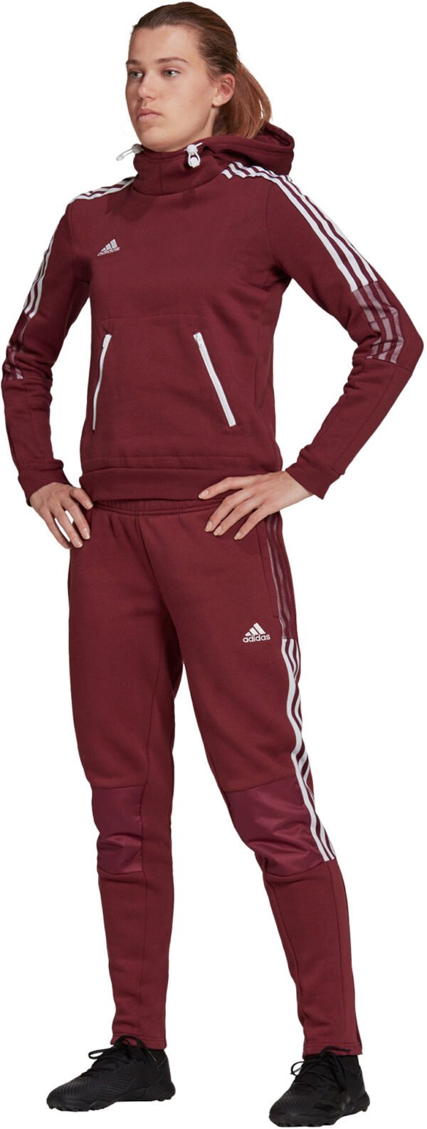 Adidas Tiro Winterized Træningsbukser Dame Xs Rød