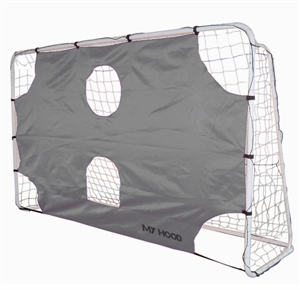 Fodboldmål i STÅL - 300cm x 180cm - Kraftige rør Ø38mm og TARGET-Dug - HURTIG LEVERING