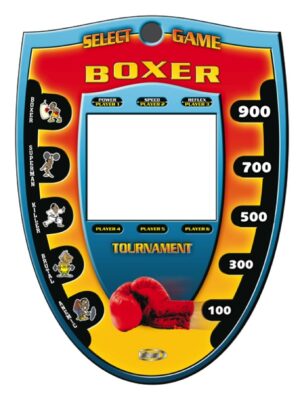 Frontpanel Boksemaskine CUBE + 3D