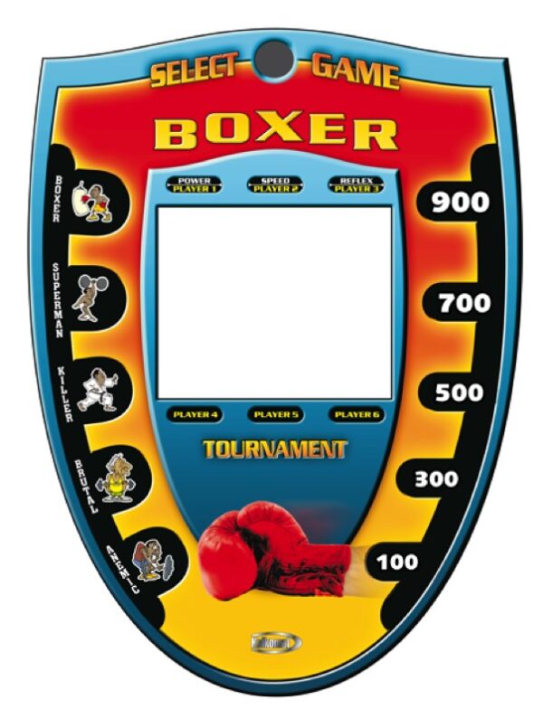 Frontpanel Boksemaskine CUBE + 3D