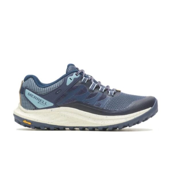 Merrell Antora 3 GTX Trailsko Dame Str. 38 Blå - Komfortabel og vandtæt løbesko