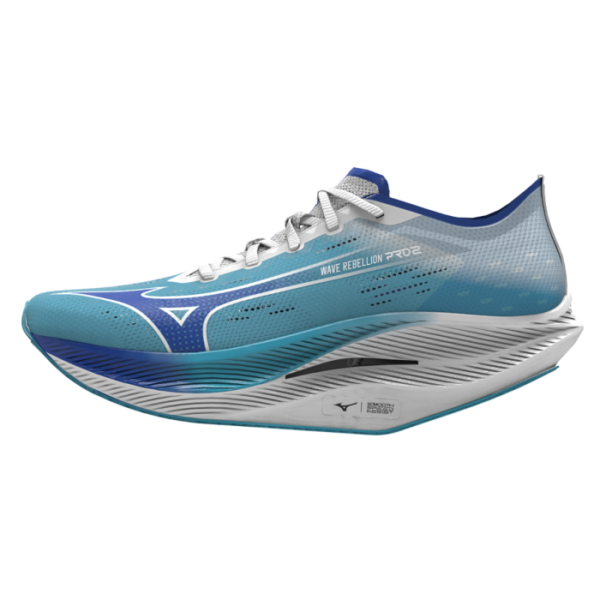 Mizuno Wave Rebellion Pro 2 Str. 39 - Løbesko til Herre i Hvid