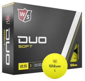 Wilson Duo Soft Golfbolde - 12 stk - Gul