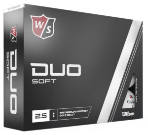 Wilson Duo Soft Golfbolde - 12 stk - Hvid
