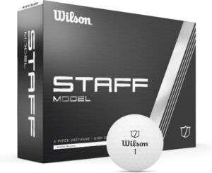 Wilson Staff Model Golfbolde - 12 stk - Hvid