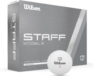 Wilson Staff Model X Golfbolde - 12 stk. (Høj hastighed og præcision)