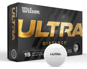 Wilson Ultra Distance Golfbolde - 15 stk - Hvid