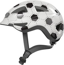 ABUS White football Anuky 2.0 børnehjelm - Small (46-52 cm)