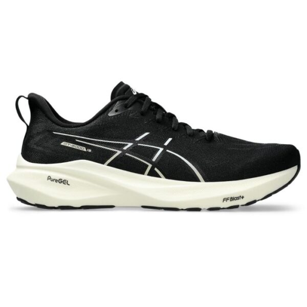 Asics GT-2000 13 Wide Løbesko Str. 41½ Hvid/Sort til Herre - Optimal Støtte og Komfort