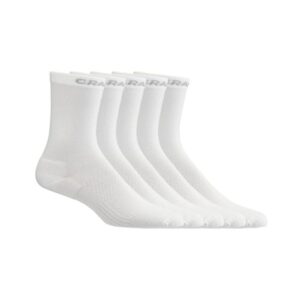 Craft Core Dry Strømper 34-36 Hvid - Svedtransporterende Løbestrømper til Træning