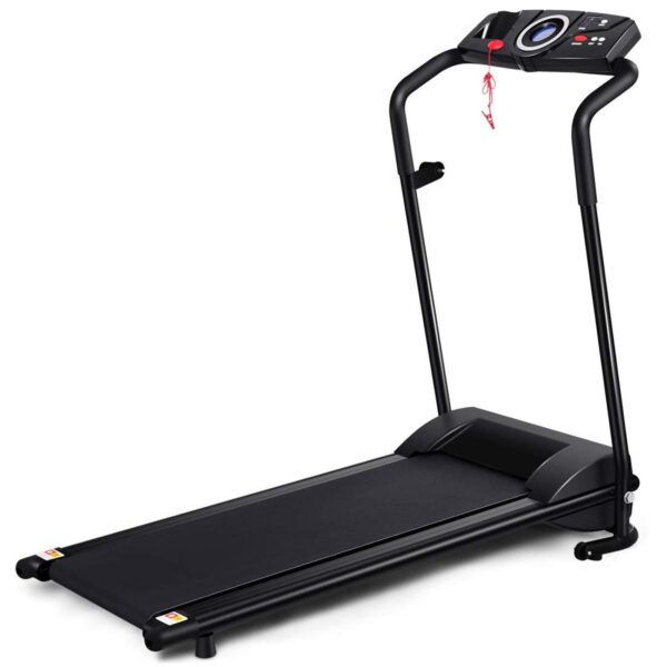 Elektrisk l⌀bebånd foldbar motionscykel rullebar fitnessenhed LCD-skærm