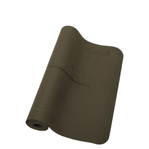 Yogamåtte Position 4mm Skovgrøn/Sort