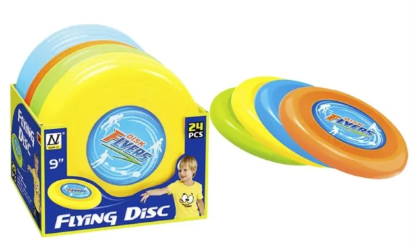 Frisbee Ø 23 cm., 4 assorterede farver