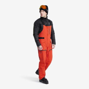 Atlas 3L Ski Bib Pants Herre Lava, Størrelse:XS - Bukser > Skibukser