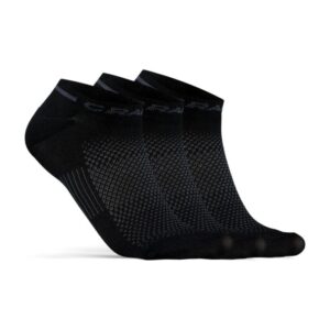 CRAFT Core Dry Shaftless Løbestrømper 3-pak, Str. 40-42, Fugttransport & Holdbarhed Unisex