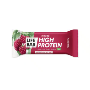 Lifebar Proteinbar hindbær, øko og glutenfri