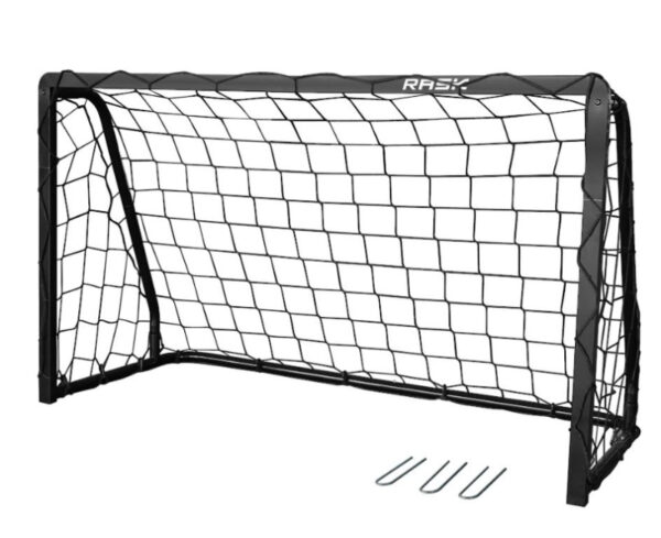 RASK Fodboldmål 150 x 90 cm SORT Stål