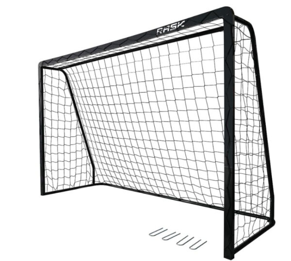 RASK Fodboldmål 300 x 200 cm SORT i stål med dobbelt overlægger