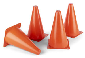 Vini Fodboldkegler - 23cm - 4 stk