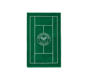 Wimbledon Tennis Court Towel Green