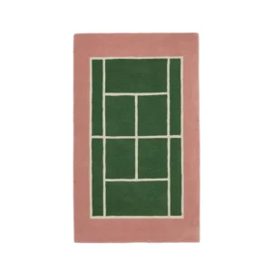 OYOY Living Design - Tennis Gulvtæppe Grøn/Rose