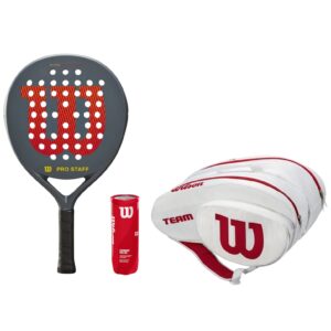 Wilson Padel Pakketilbud (Pro Staff Team + Padel Bag + Padel X3) - OLD