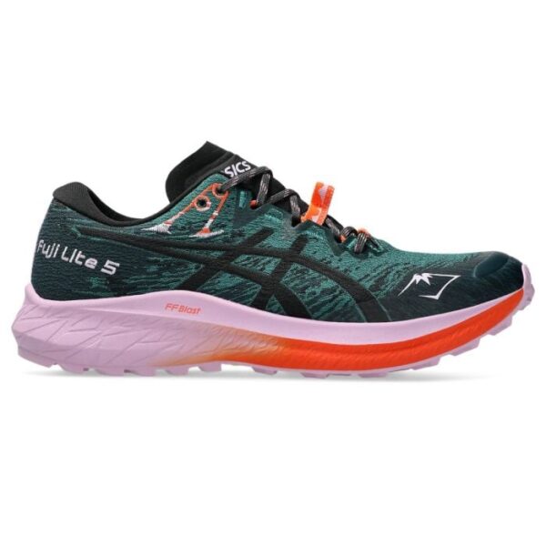 ASICS FUJI LITE™ 5 Trailsko str. 37½ - Herre, Sort - Letvægts og slidstærk løbesko