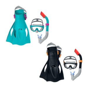 Bestway snorkelsæt med maske, snorkel og finner - voksen str. 41-46 (1 stk.)