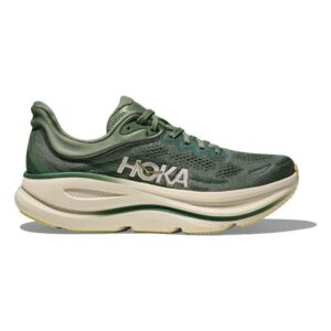 HOKA® Bondi 9 Løbesko Herre Str. 42 - Komfortabel og støttende i Grøn til lange løbeture