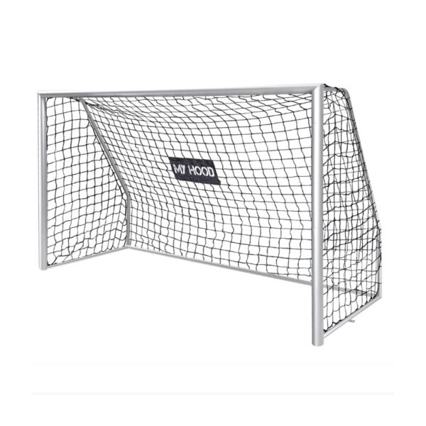 Fodboldmål i galvaniseret stål og grå pulverlakering - FRI FRAGT - 300 x 200 cm - HURTIG LEVERING